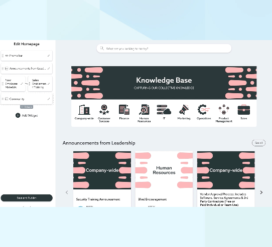 Layouts and Customization